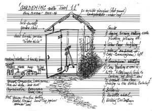 Plans for sound installation in garden shed