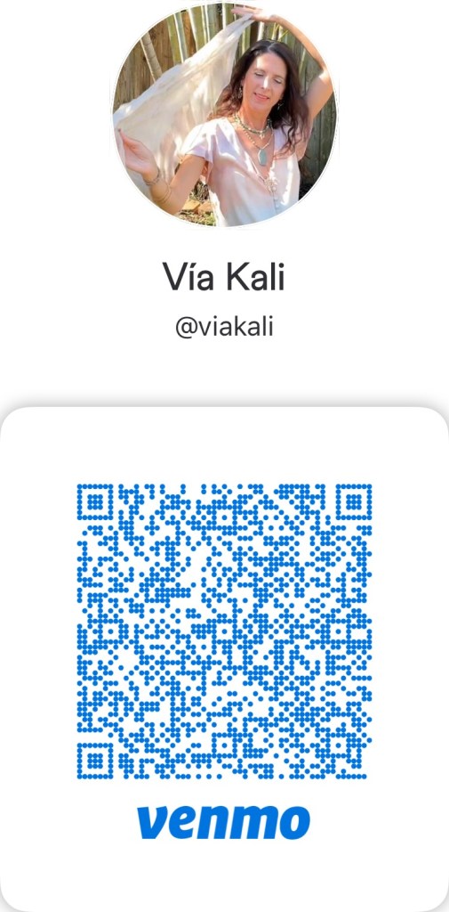 Contribute or tip Via Kali via Venmo @viakali or with this QR code